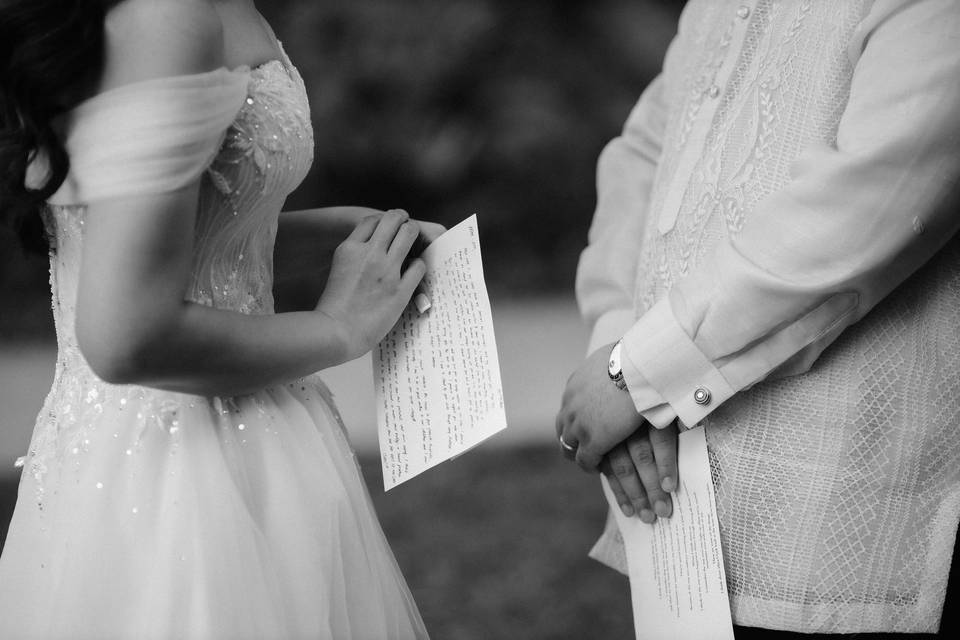 Private vows BTS