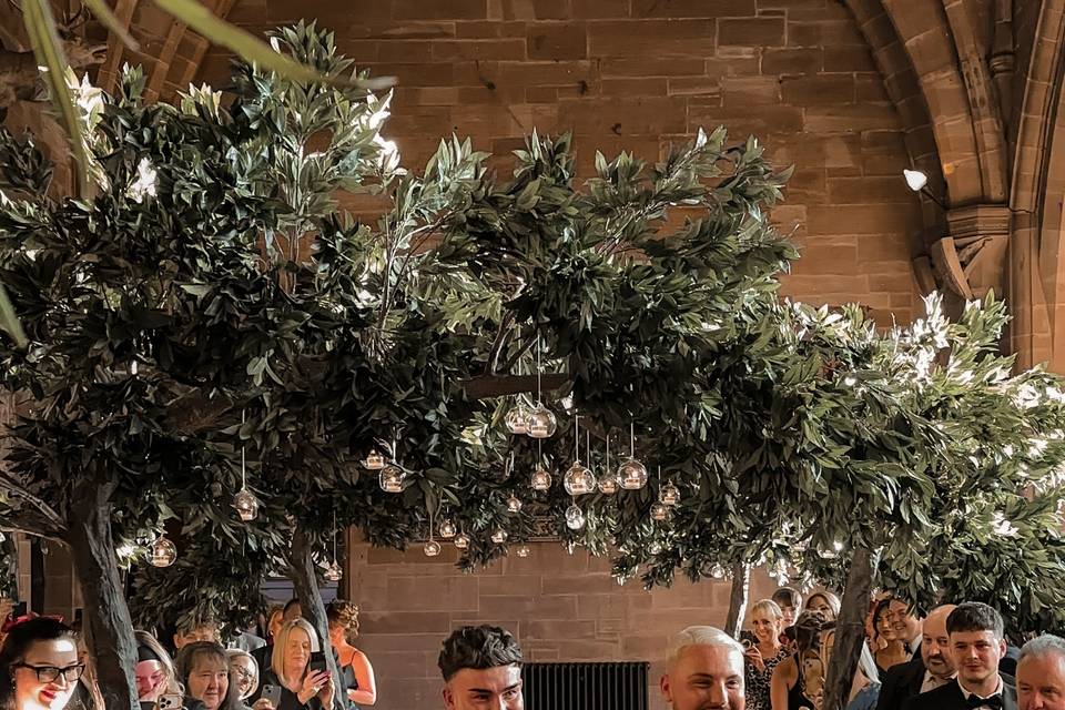 Your walk down the isle