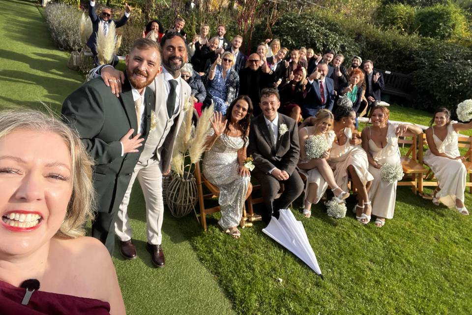 Ceremony selfie!