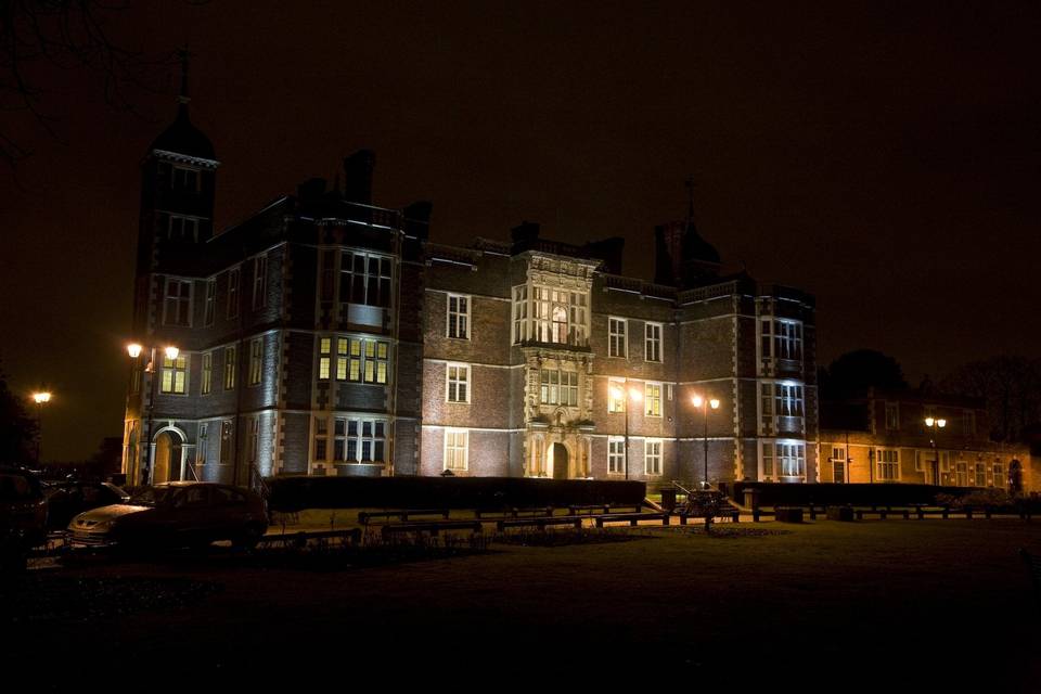 Venue at night