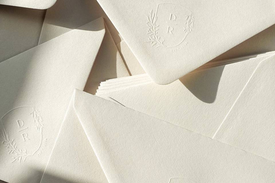 Envelope embossing