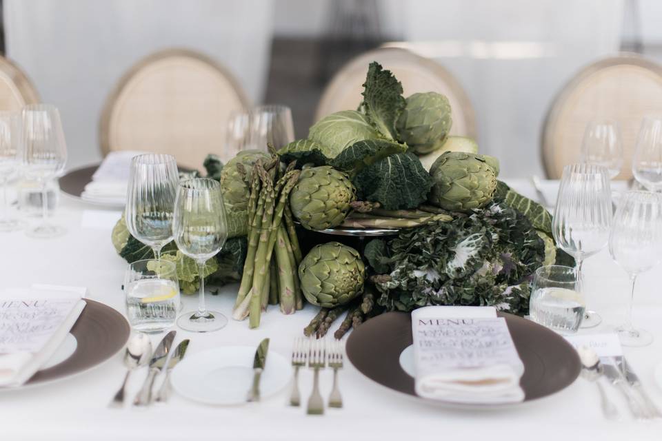 Fully bespoke menus