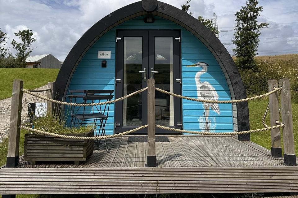 Heron glamping pod