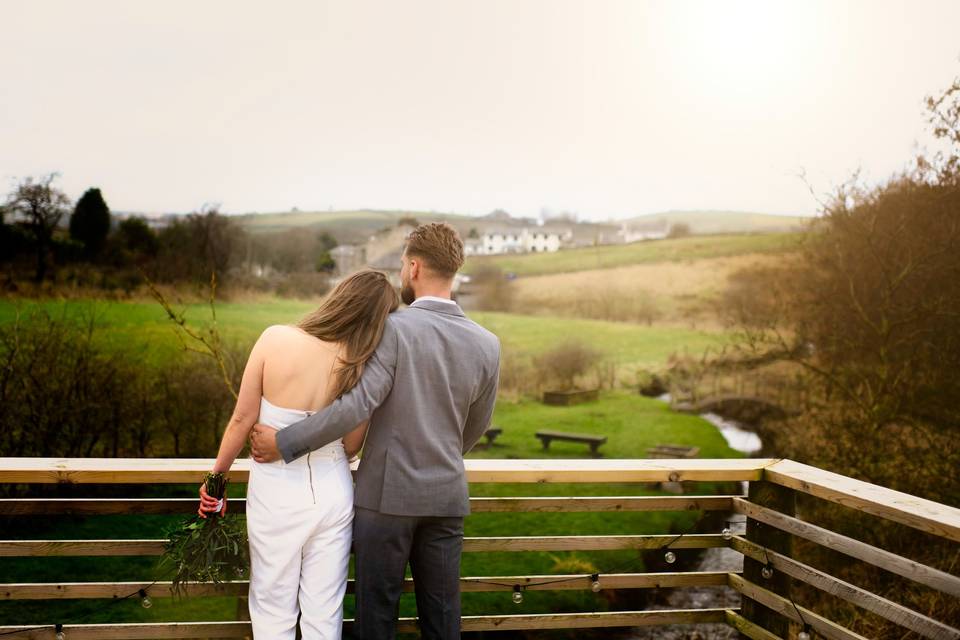 Overlooking the river