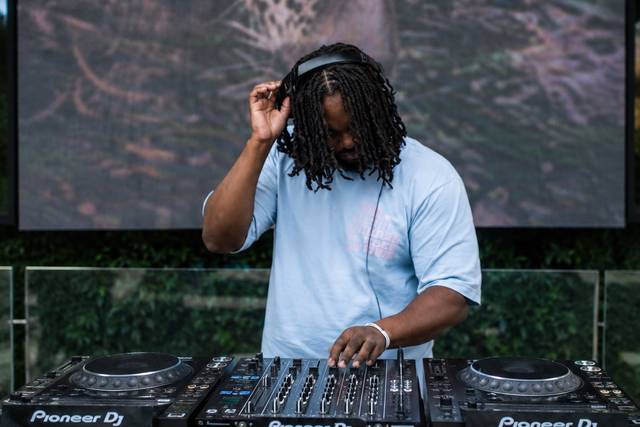 DJing live