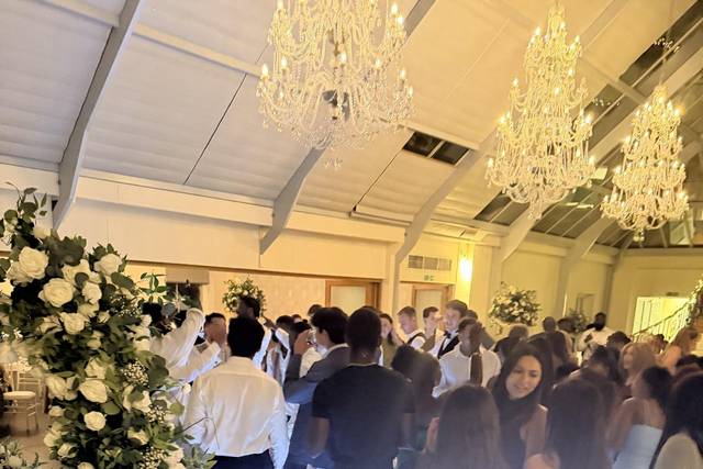 Guests filling the dancefloor