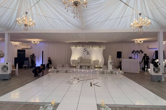 Wedding Reception Setup