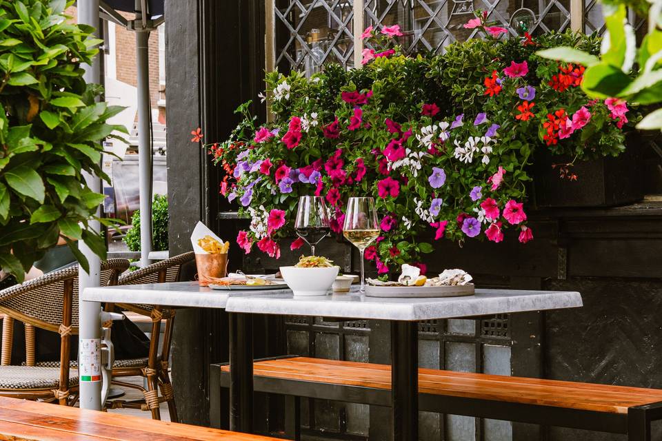 Terrace dining