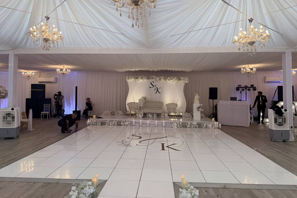 Wedding Reception Setup