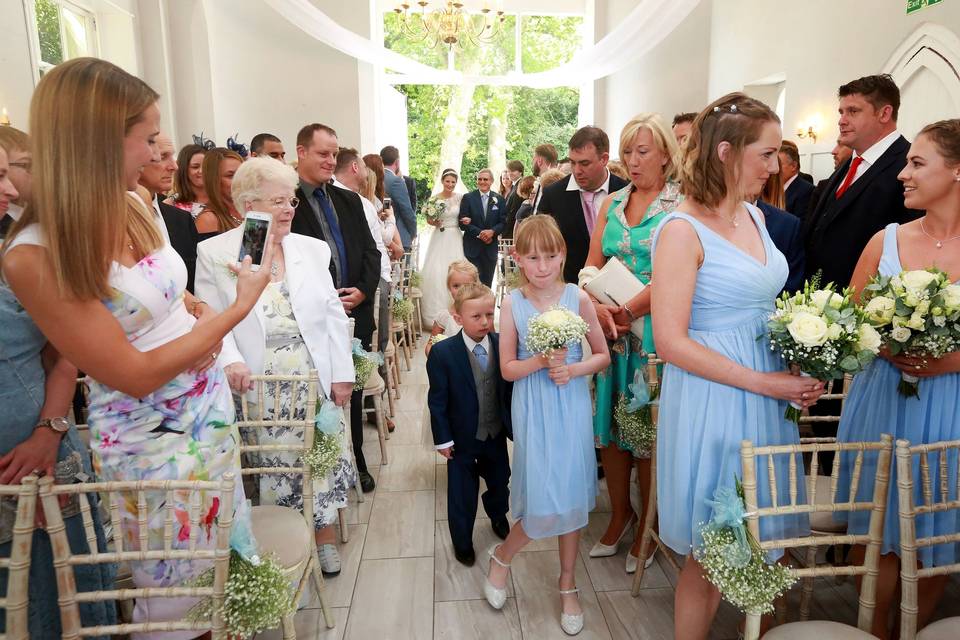 Bridal Entrance into Ceremonial Hall