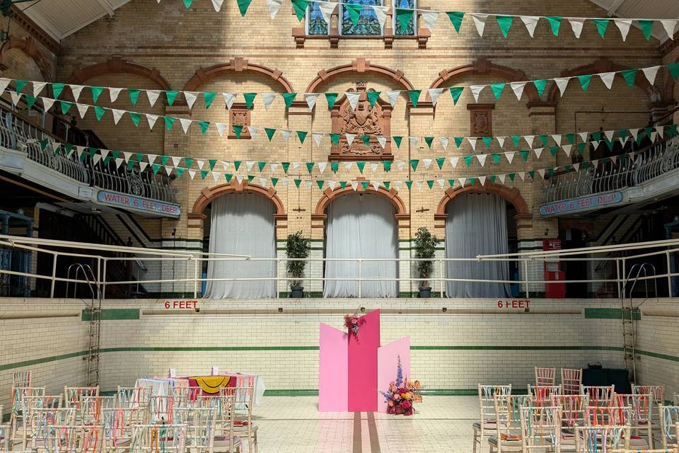 Victoria Baths Set Up