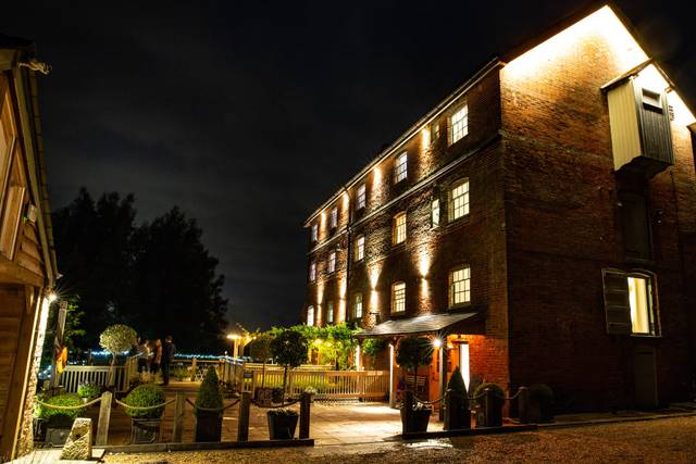Sopley Mill at night