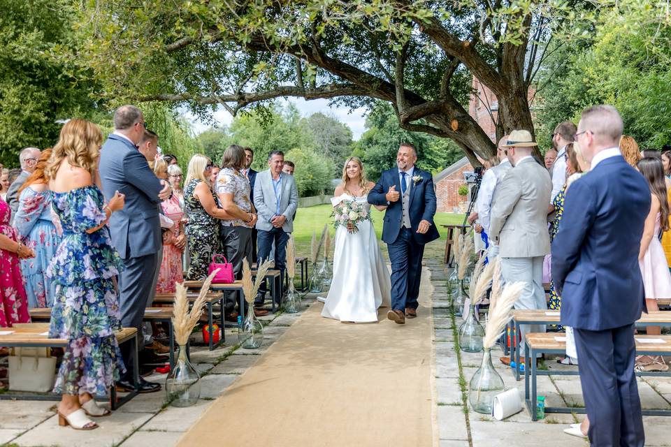 Outside ceremony