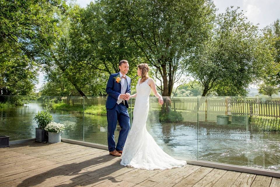 Couple on decking area