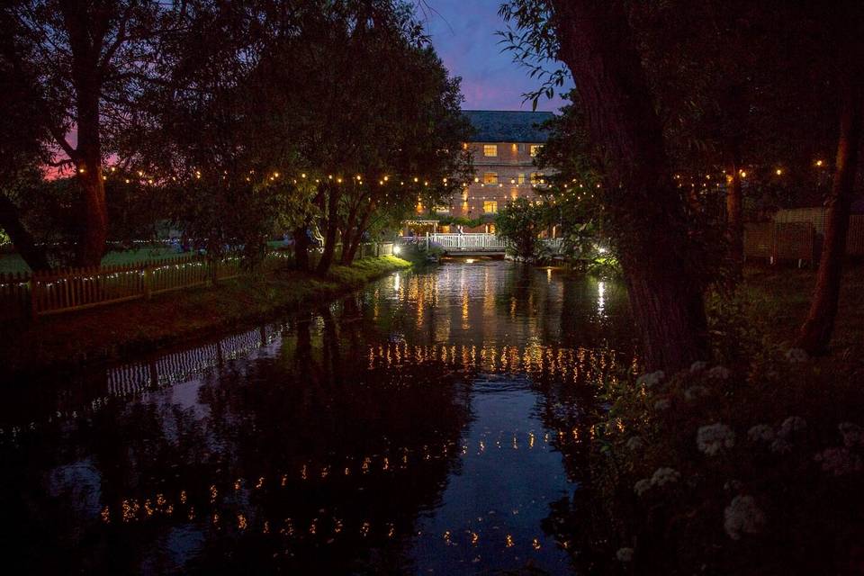 Sopley Mill By Night