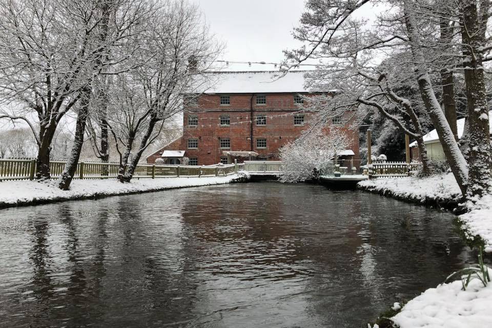 Sopley Mill in the Snow