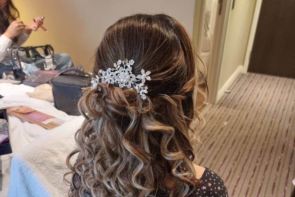 Bridal hair