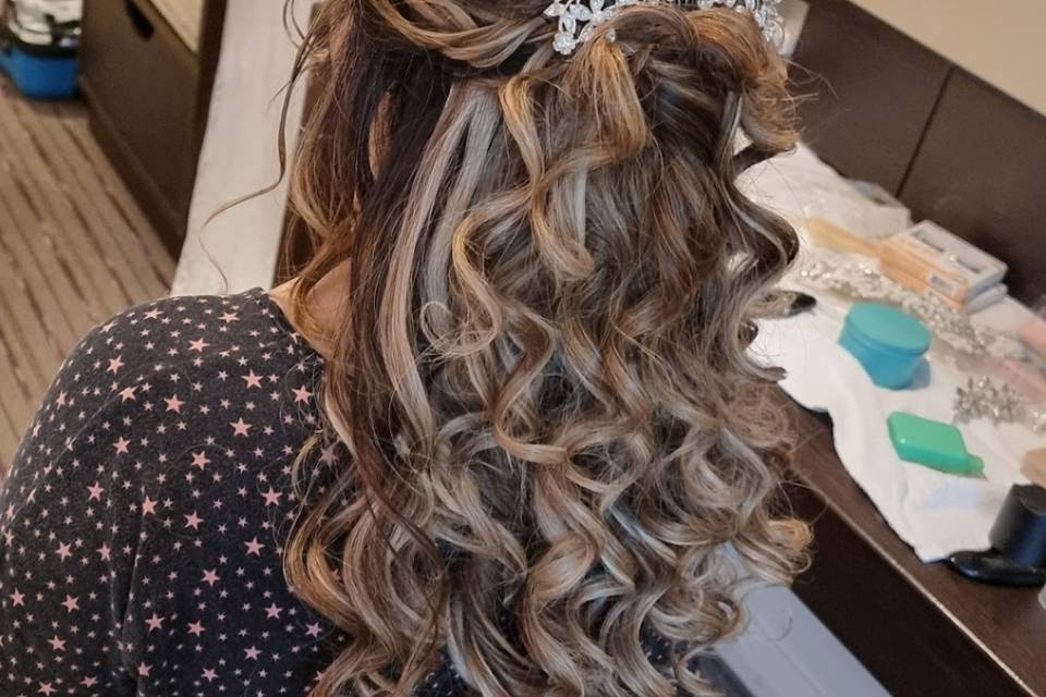 Bridal hair