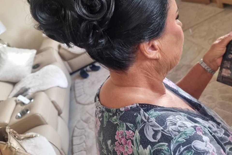 Glam updo