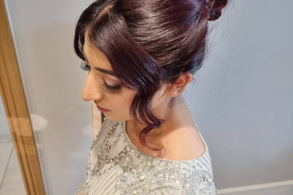 Soft updo