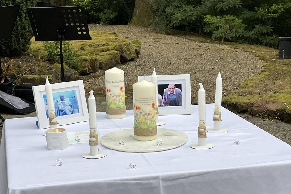 The candle table