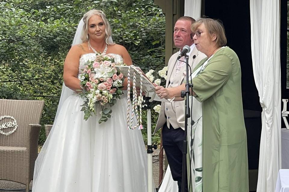 Bride and groom