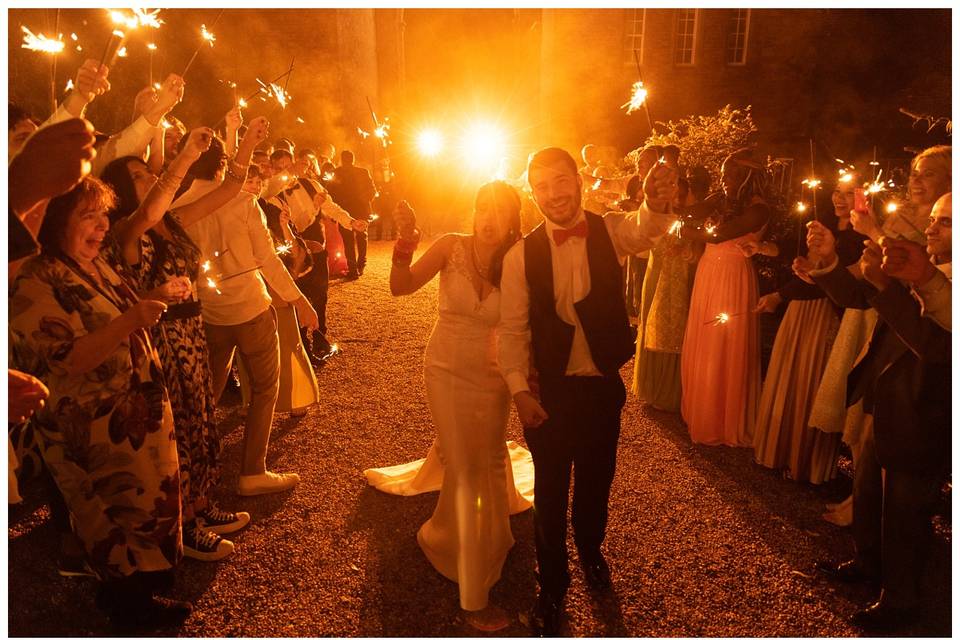 Sparklers at Capesthorne hall