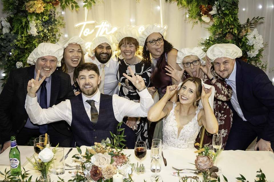Fun wedding photos