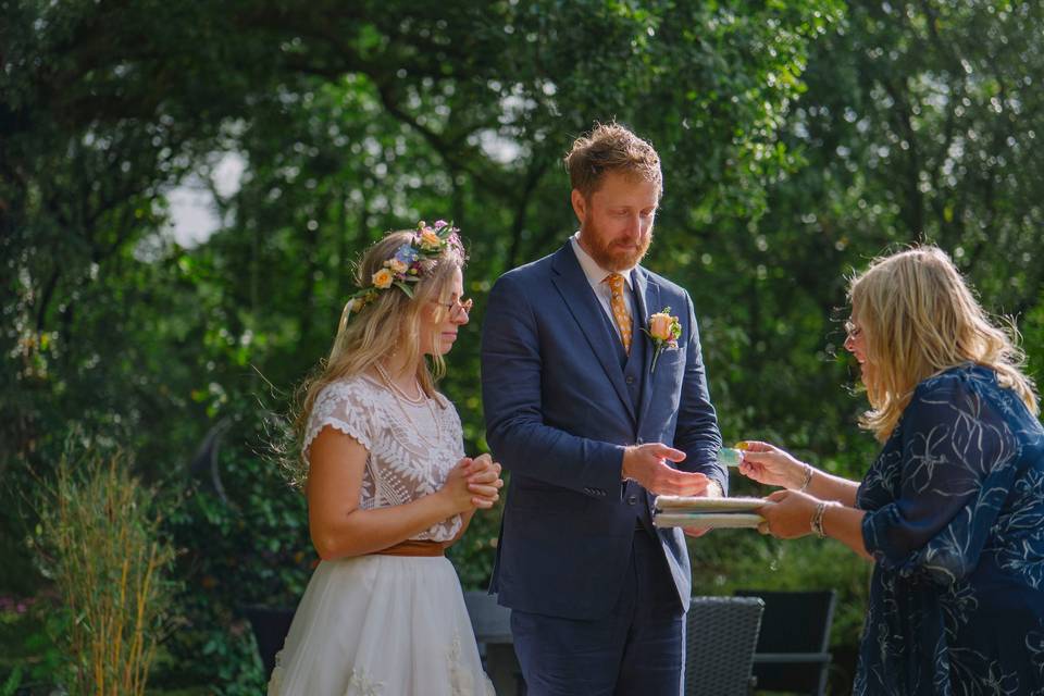Exchanging of rings
