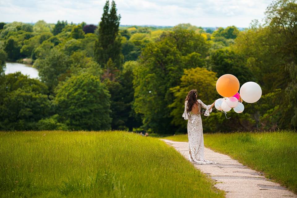 Richmond Hill with balloons