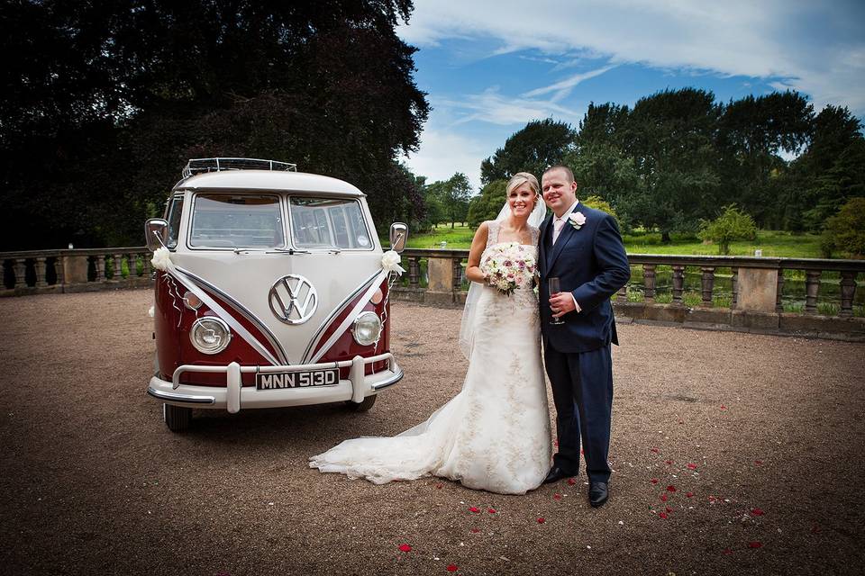 Thrumpton hall wedding photo