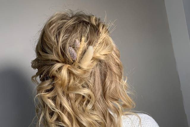 Boho-chic hairstyle
