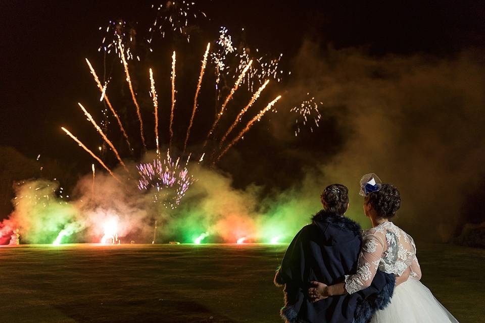 Fireworks in the grounds