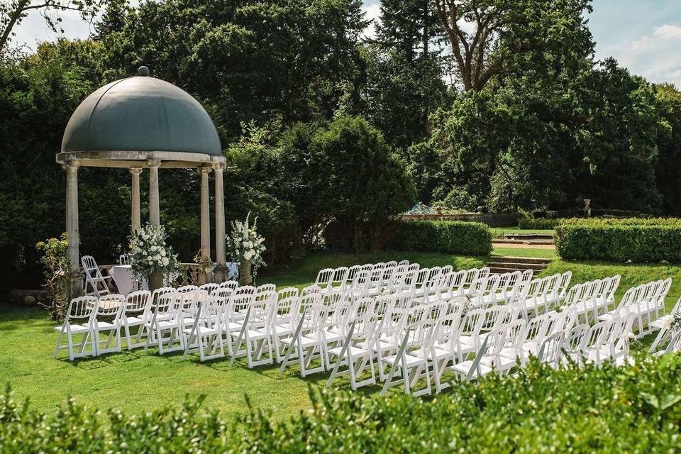 Outdoor ceremony