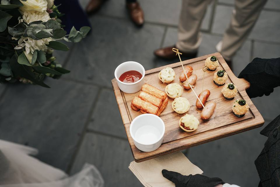 Nibbles while you take picture