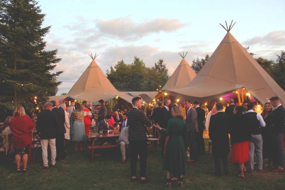 Tipi hire available