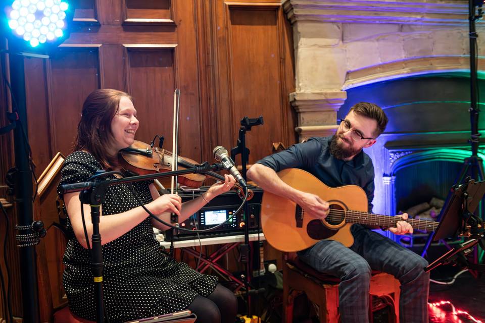 Fiddle and guitar duo