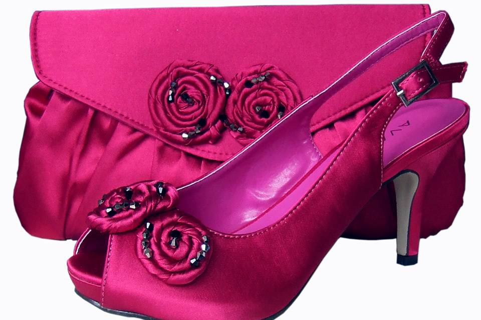 Fuchsia Pink Evening Shoes