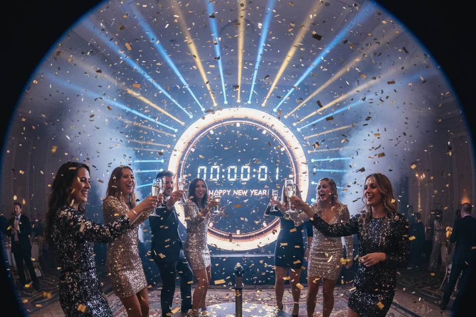 360 Photo Booth at New Year
