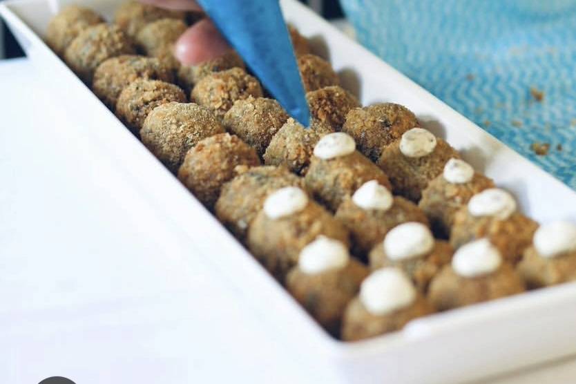 Wild mushroom arancini