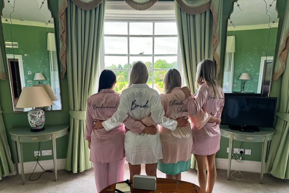 Bridal party - morning