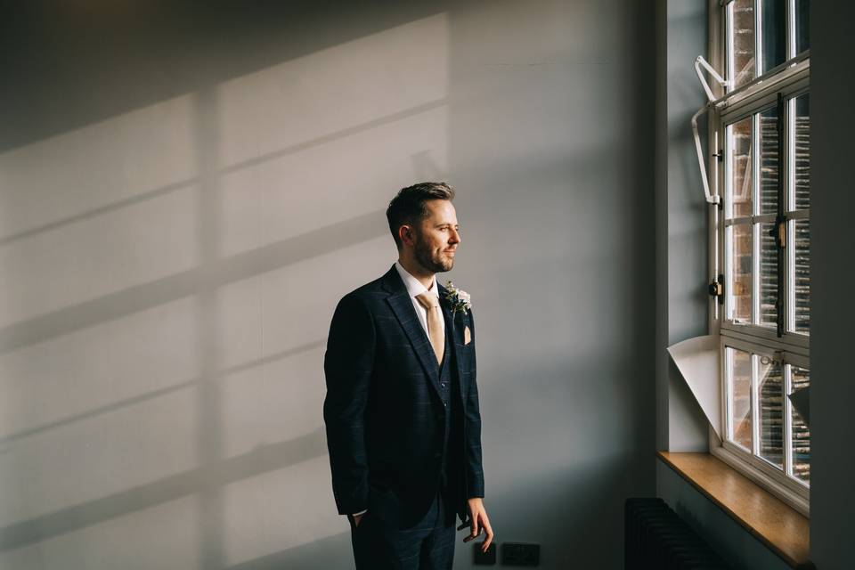 Groom portrait