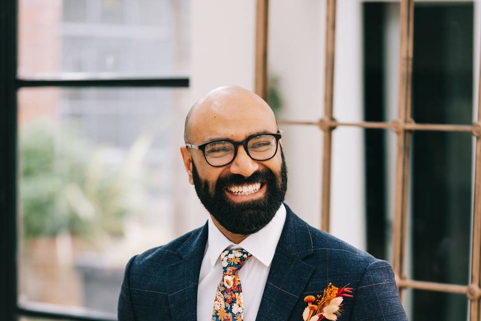 Groom portrait