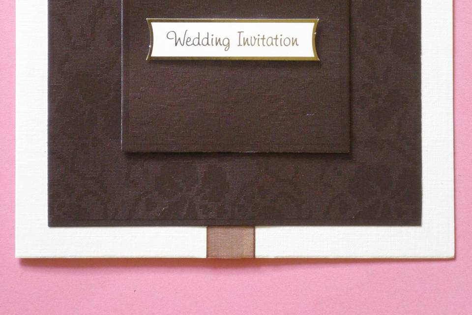 Chocolate Box - Wedding Invite