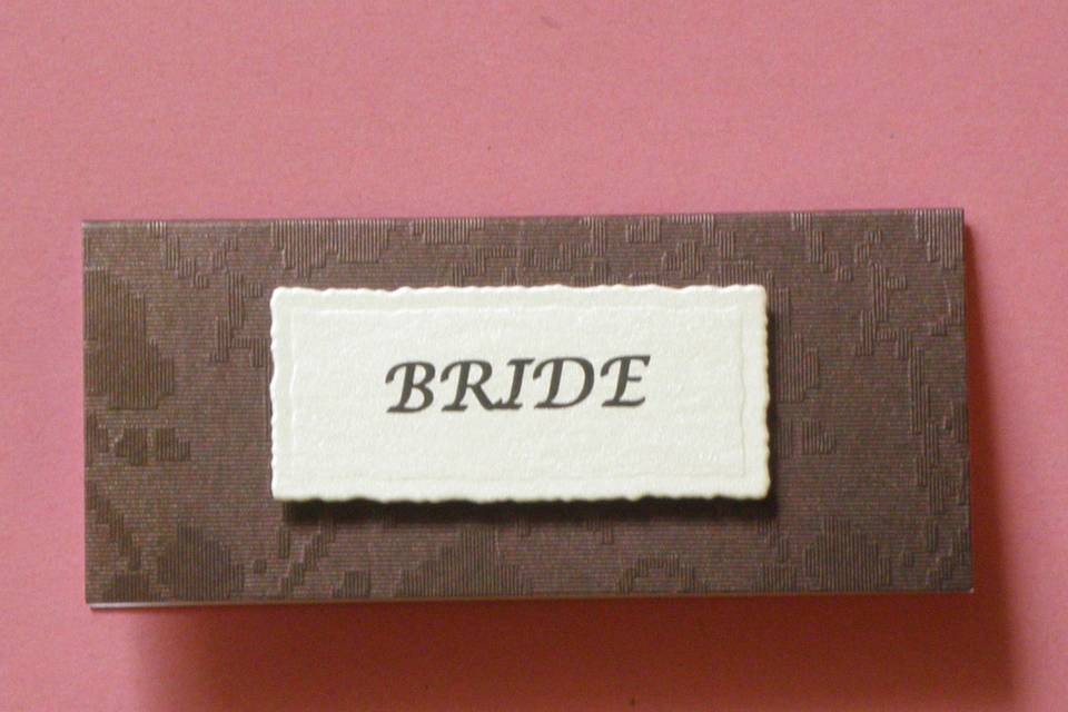 Chocolate Box - Place Card