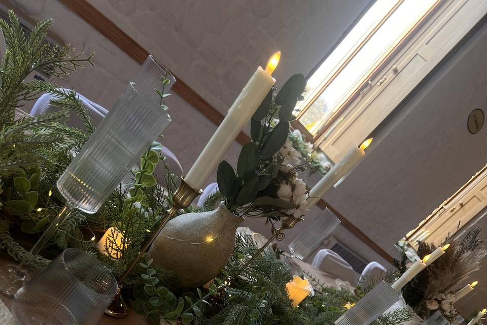 Family style tables
