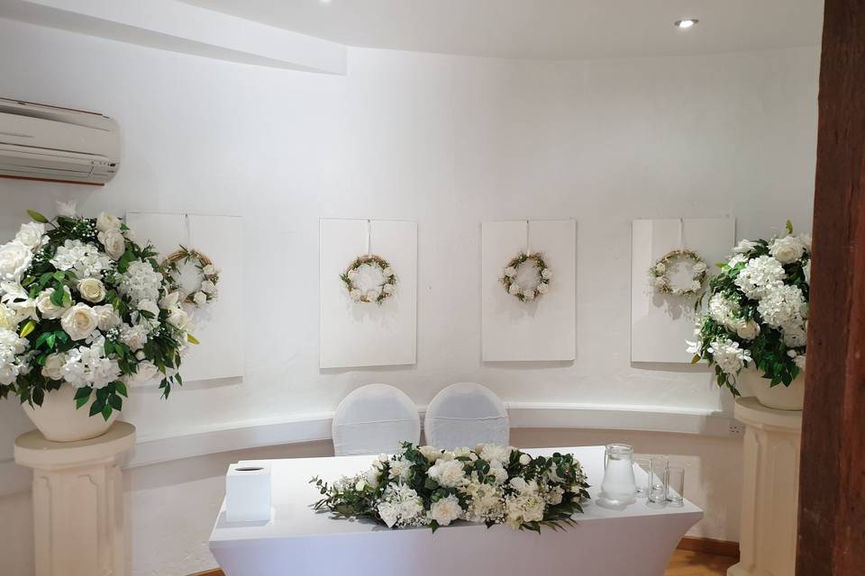Ceremony Room with head table