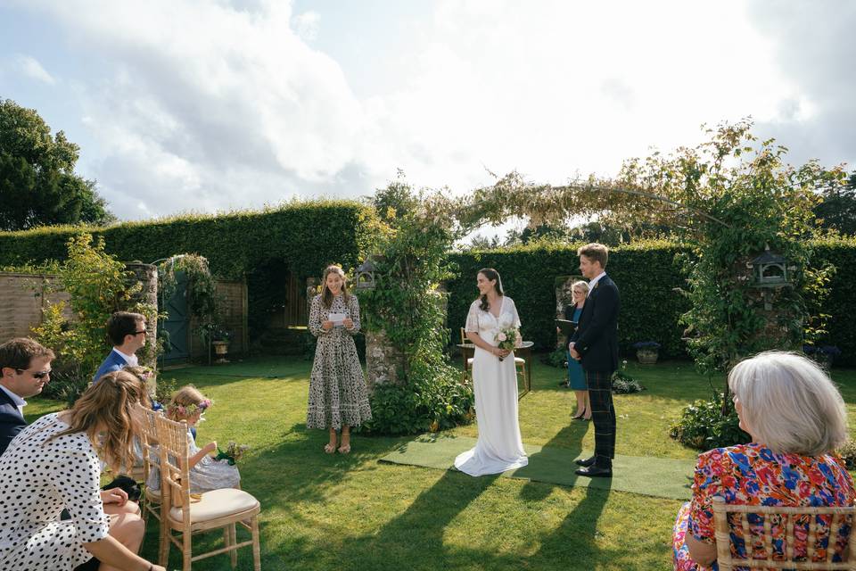 Ceremony setting