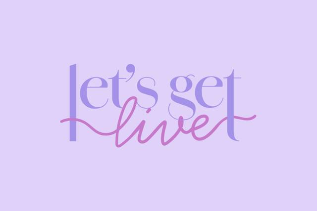 Let’s Get Live - Wedding Content Creator