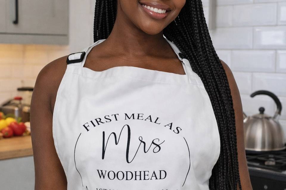 Bride Apron